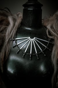 Image 1 of 9 of Swords statement necklace