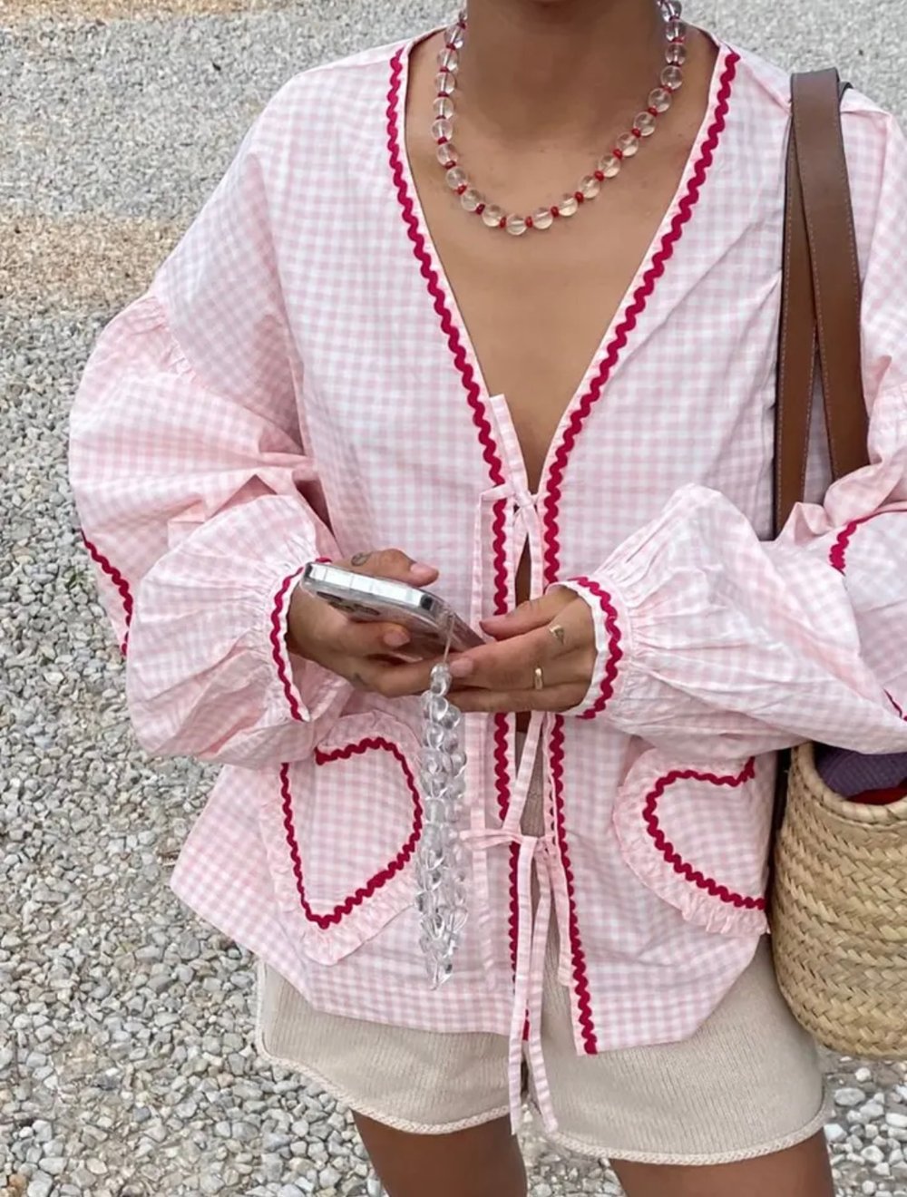 Image of Pink Sweetheart blouse ❤️