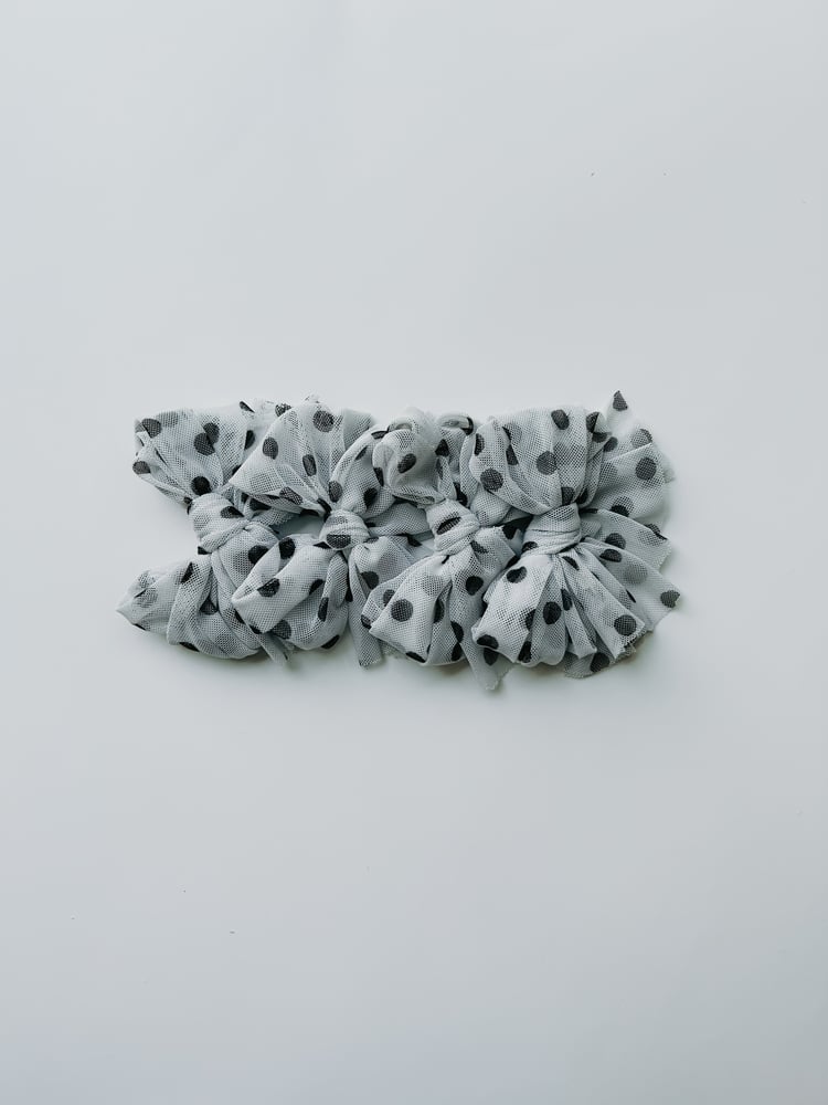 Image of RTS - bloomie bow clip: polka dots