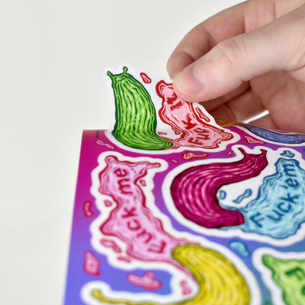 Fuckin' Slugs Sticker Sheet