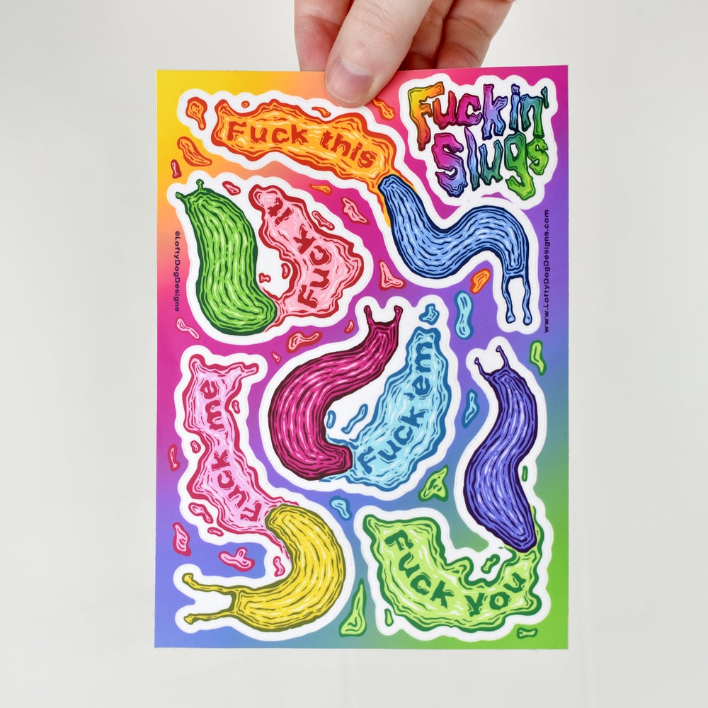 Fuckin' Slugs Sticker Sheet
