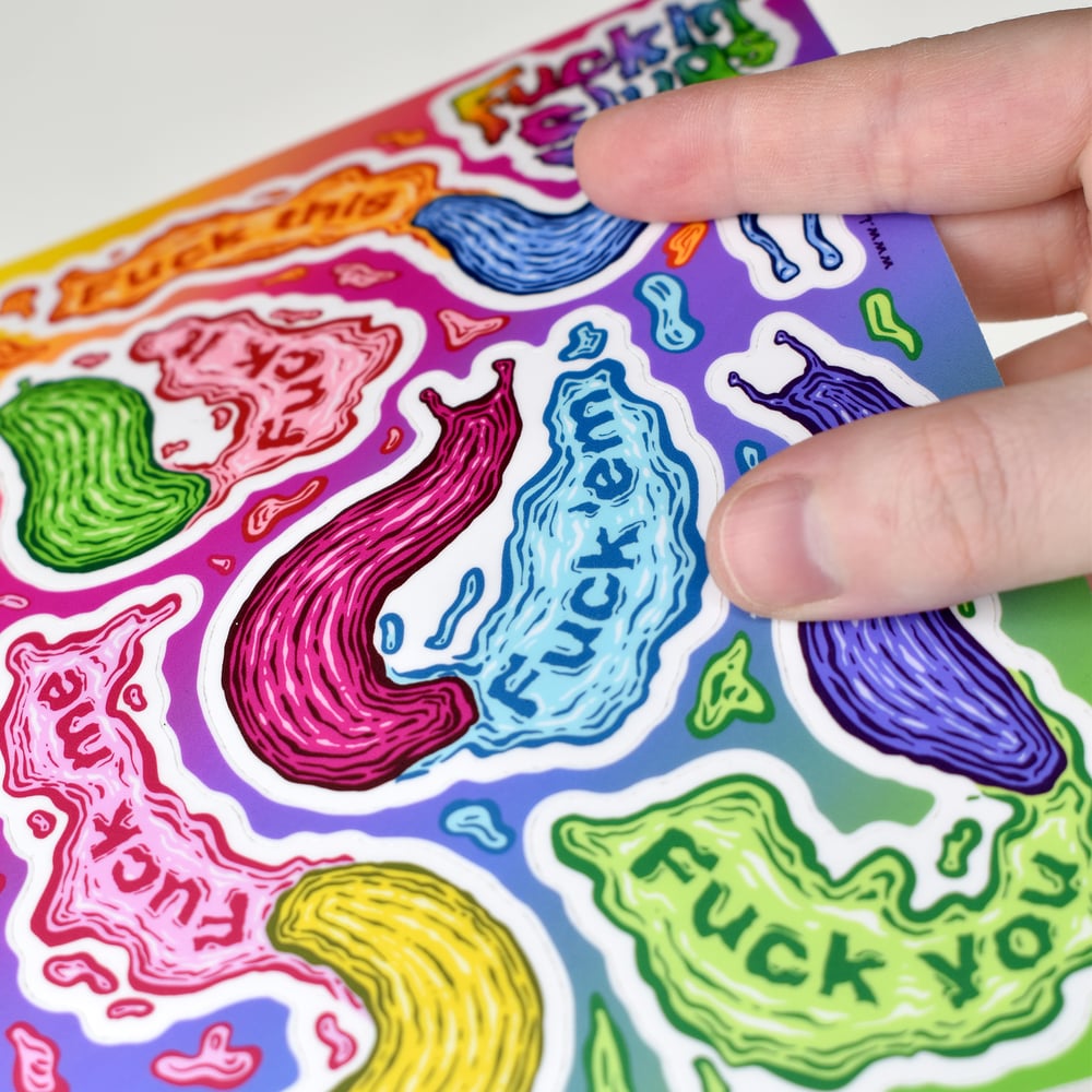 Fuckin' Slugs Sticker Sheet