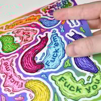 Image 5 of Fuckin' Slugs Sticker Sheet