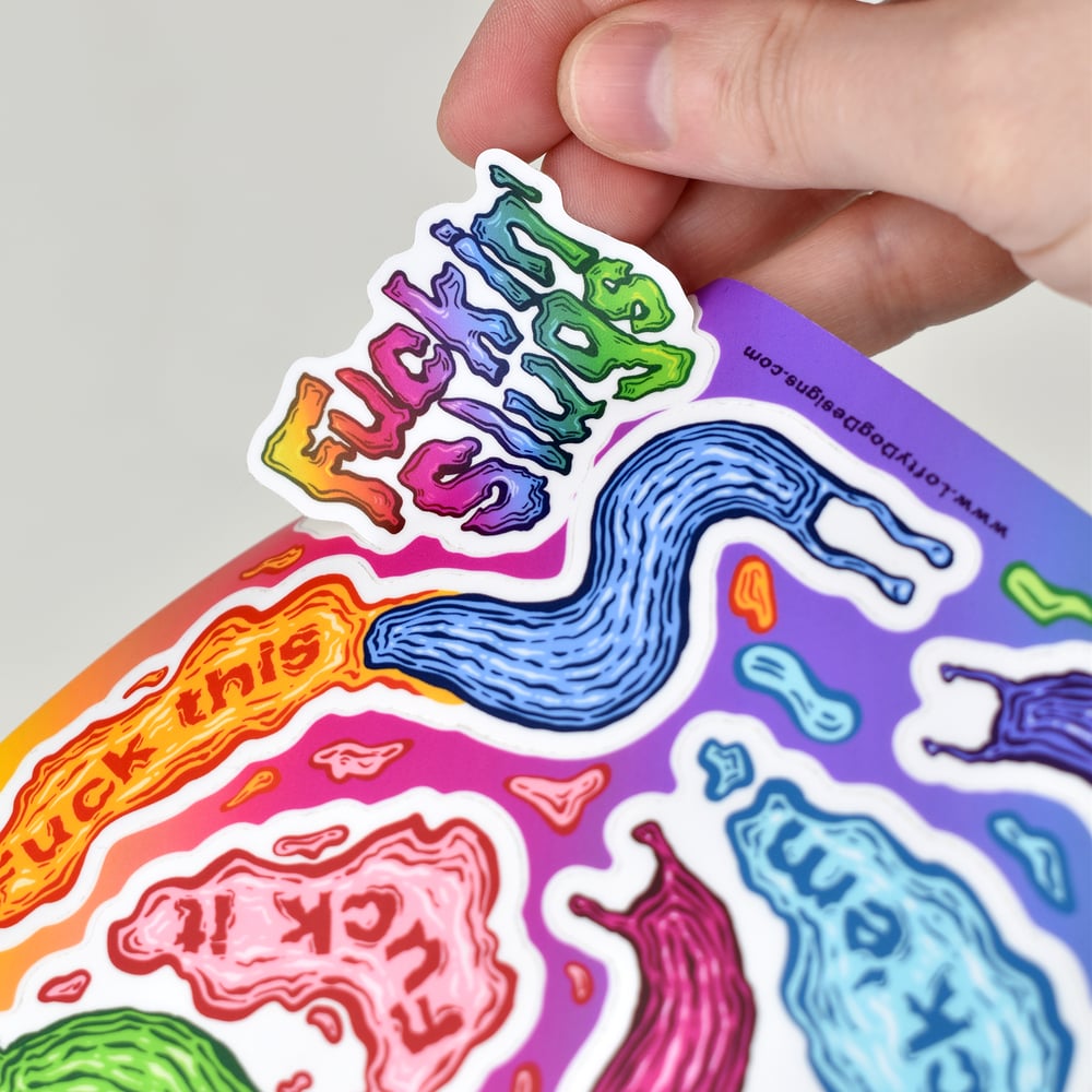 Fuckin' Slugs Sticker Sheet