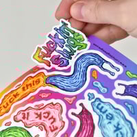Image 4 of Fuckin' Slugs Sticker Sheet