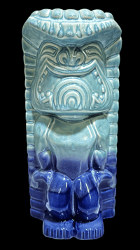 Image 1 of Katiki ARTIST SERIES Ku No.1 Tiki Mug Limited Edition of 10 ('elua kai) FREE SHIPPING