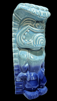Image 2 of Katiki ARTIST SERIES Ku No.1 Tiki Mug Limited Edition of 10 ('elua kai) FREE SHIPPING
