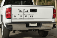 Image 2 of Send Nudes Car Decal permanet Vinyl(1 Pack).