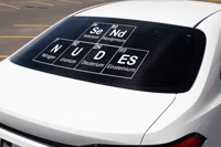 Image 4 of Send Nudes Car Decal permanet Vinyl(1 Pack).