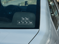Image 6 of Send Nudes Car Decal permanet Vinyl(1 Pack).