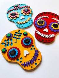 Image 4 of MEXICAN SUGAR SKULL LASER CUT FILE