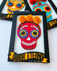 Image 2 of MEXICAN SUGAR SKULL LASER CUT FILE