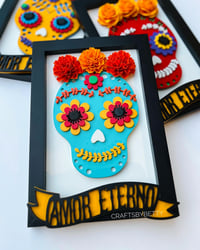 Image 3 of MEXICAN SUGAR SKULL LASER CUT FILE