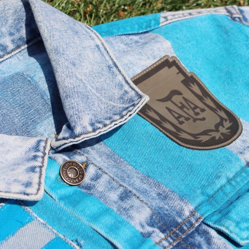 Image of Maradona Tribute Custom Denim Jacket