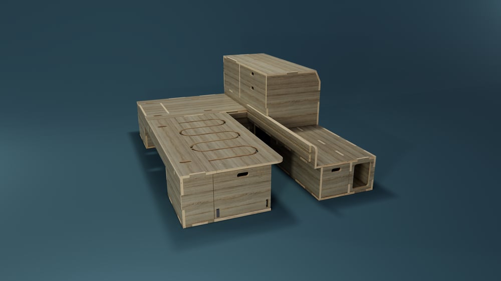 Image of Vanera 'Tracks' Troopy Fit-out Kit