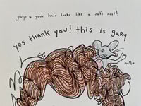 Image 3 of Gary's Hair Home Ink Drawing