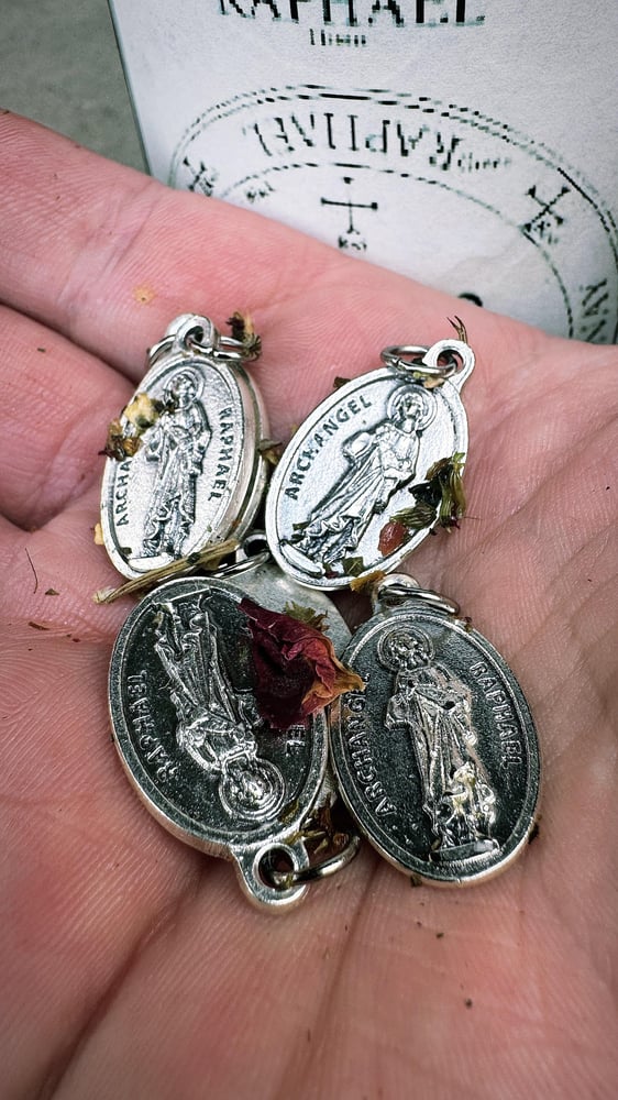 Image of Archangel Raphael Pendant w/chain