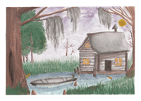 Bayou Sanctuary Watercolor - Original