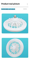 Smart 2-in-1 Ceiling Fan with Remote Control and 3-Speed Lighting Base