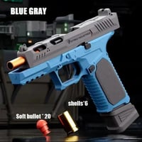 Toy lock fun for kids, Manuel bolt Ejection, shells and bullets, extention clip 
