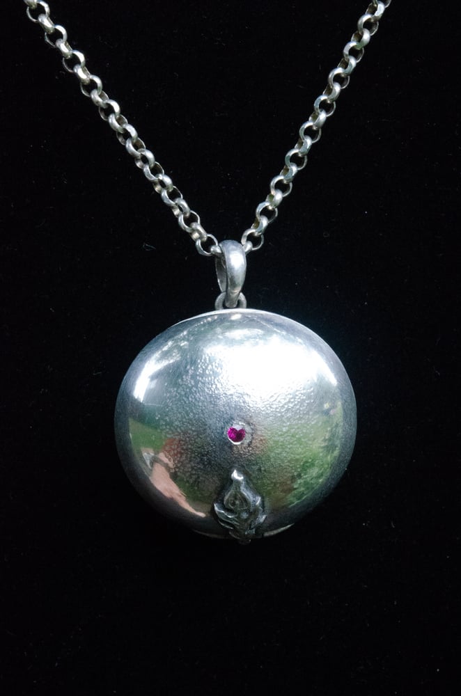 Image of ruby locket