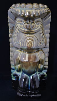 Image 1 of Katiki ARTIST SERIES Ku No.1 Tiki Mug Limited Edition of 10 (Limu 'ele'ele) FREE SHIPPING 