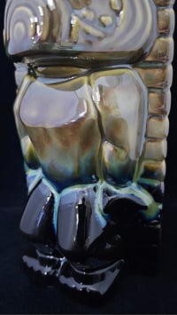 Image 2 of Katiki ARTIST SERIES Ku No.1 Tiki Mug Limited Edition of 10 (Limu 'ele'ele) FREE SHIPPING 
