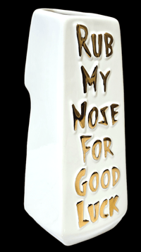 Image 1 of Katiki ARTIST SERIES Aku Aku Las Vegas Coin Tiki Mug Edition of 50 White & Gold FREE SHIPPING