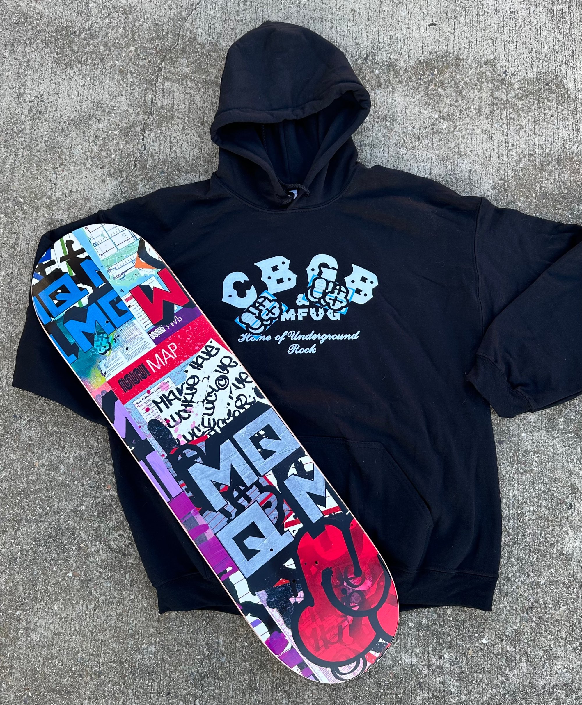 Mini Map - MQ x Low Key Skateboard | MQUE Mini Map - MQ x Low Key Skateboard | MQUE