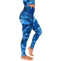 Image 1 of Waterlust x Coral Morphologic Cosmic Coral Leggings