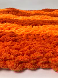Image 3 of Two tone Orange Basketweave pattern