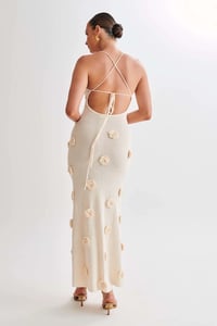 Image 4 of flowery cream dress