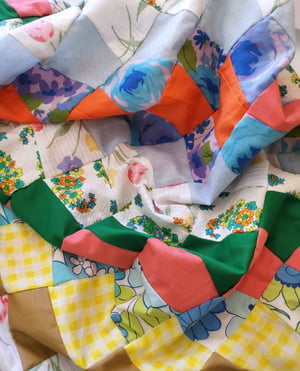 Image of Patchwork Dress - Rainbow Quilt 8 years