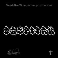 Image 1 of Caspiian (1 style) - Custom Font by Justified Ink