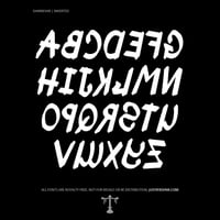 Image 2 of DamNevar (2 styles) - Custom Font by Justified Ink