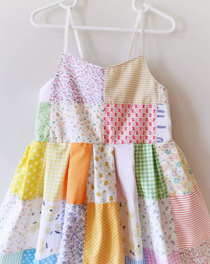 Image of Patchwork Dress - Cottagecore 8 years