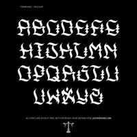 Image 2 of Permeable (1 style) - Custom Font by Justified Ink