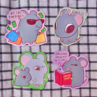 Image 3 of Chese the Rat Stickers