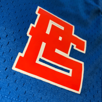 Image 2 of PS Basic Mesh Short - Blue white/red