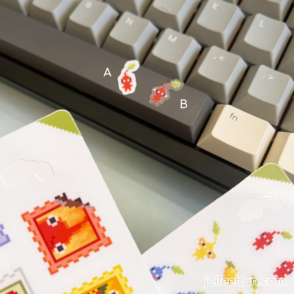 Image of pikmin - 4x6" sticker sheet