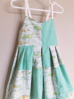 Image of SALE Patchwork Dress - Sage Meadow 7 years