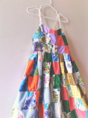 Image of Patchwork Dress - Rainbow Quilt 8 years