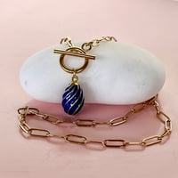 Image 5 of Stripey Egg on Paperclip Chain