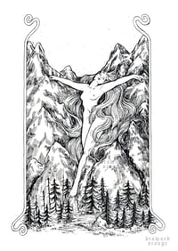 Image 1 of Artprint - Vexier - 21x29.7 cm A4 Mountain Nature