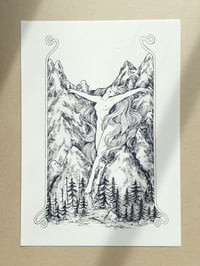 Image 2 of Artprint - Vexier - 21x29.7 cm A4 Mountain Nature