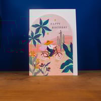 Image 1 of Happy Birthday Sunset Card