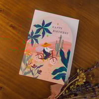 Image 4 of Happy Birthday Sunset Card