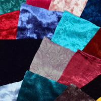 Image 5 of Mixed Velvet Fabric Offcuts Creative Craft Pack