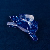 Image 8 of Girl & Bear Hair Claw by Lisa Junius