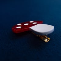 Image 4 of Mushroom Hair Clip by Lisa Junius